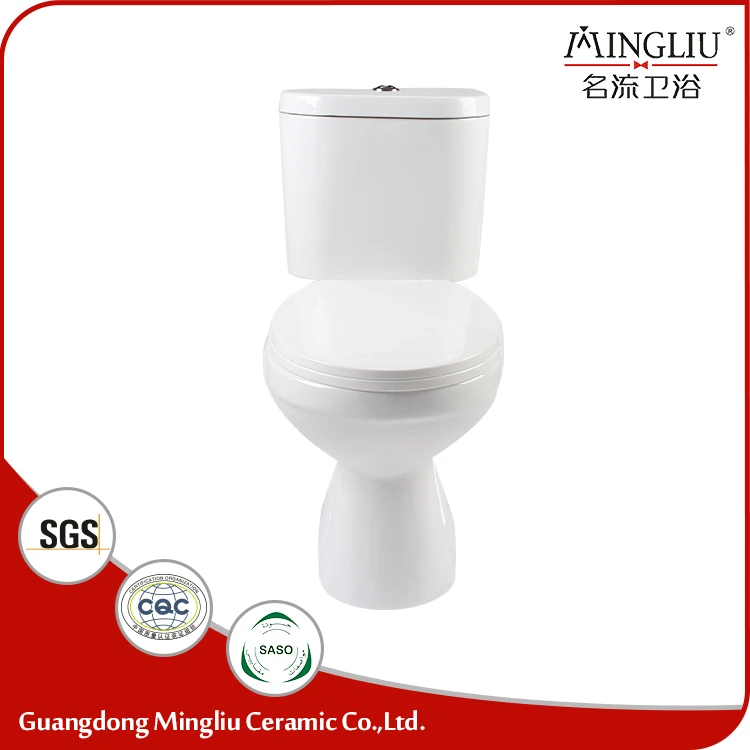 Bathroom Wc Popular Russian Wc Two Piece Toilet Good Quality Ceramic Floor Mounted Gravity Flushing,washdown Flushing Dual-flush