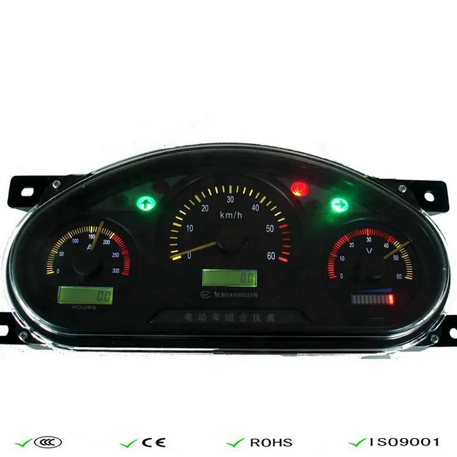 Huanxin Instrument Cluster HXYB-B 12V 24V 36V Dc Motor Meter Tachometer