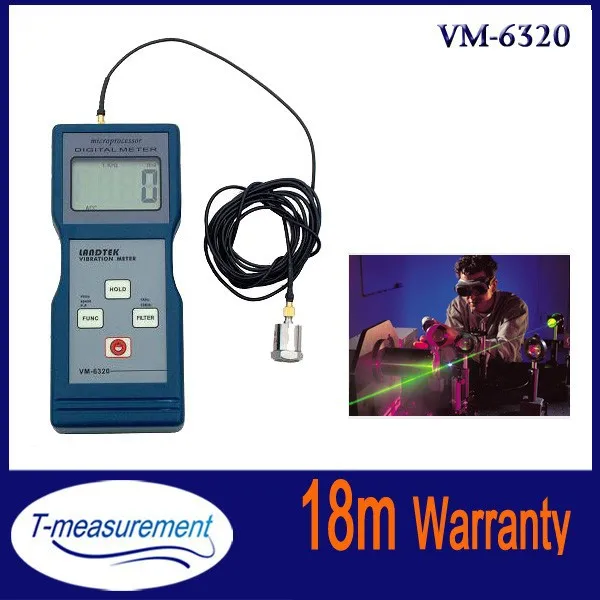 Taijia VM6320 Digital Vibration Meter, Vibration Sensor Machine, Vibration Analyzer Hour Meter Vibration Meter Price Portable