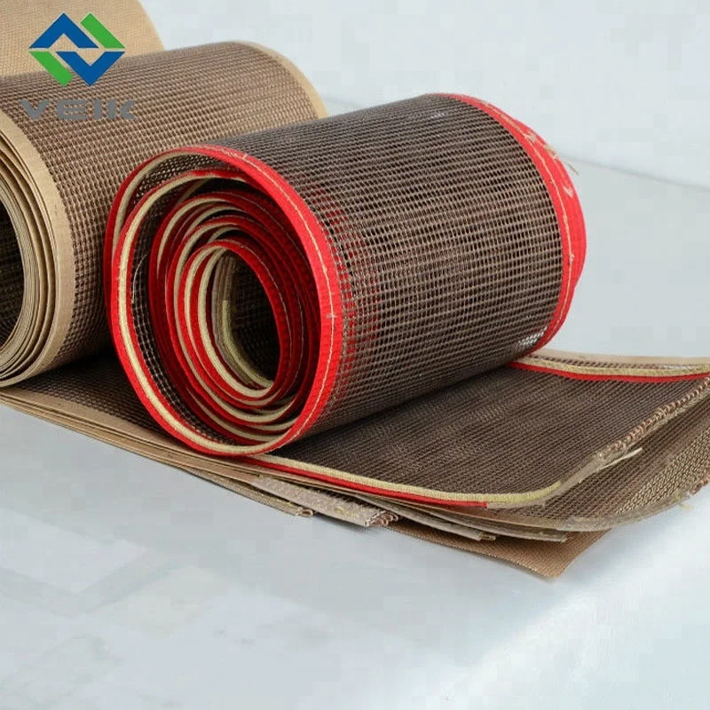 Shrink Wrapping Machine Heat Tunnel Ptfe Fiberglass Mesh Conveyor Belt
