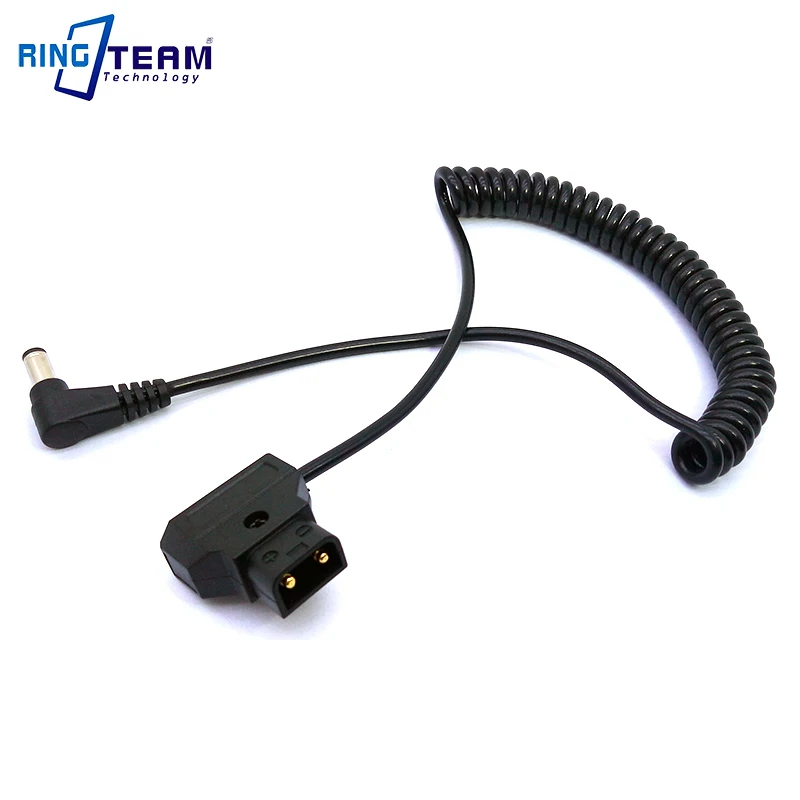 Right Angle DC 5.5 * 2.5 Male to D-TAP DTAP Male for BMPCC Camera Power Supply Cable Eliza Red 12V Small Monitor Power Cable factory