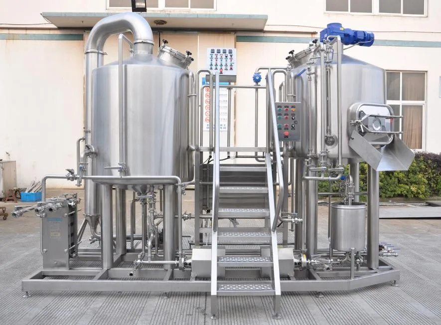 Брожения 1000L 1000 литр 10HL микро-пивоваренное оборудование Электрический нержавеющая пиво Brew чайник заторный Чан полностью готовый проект для продажи