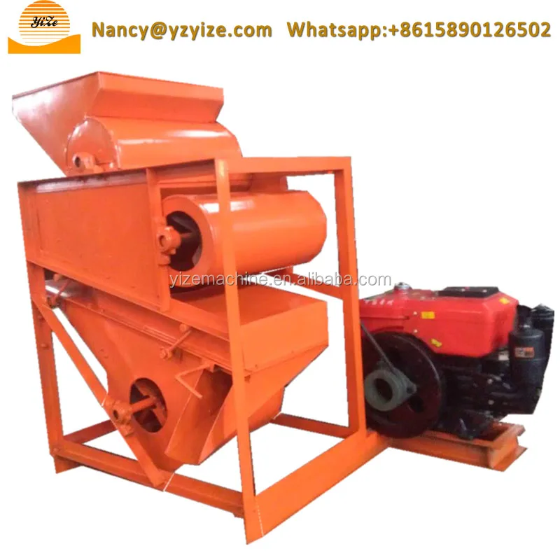 Groundnut Decorticator for High Capacity Combined Peanut Shell Removing Machine