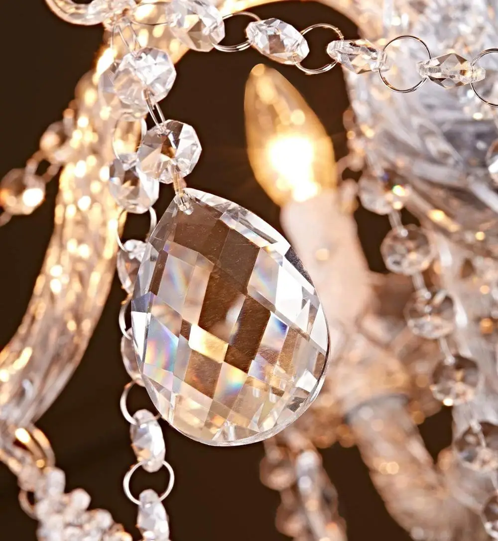 Хрустальные люстры с 8 держателями H27 X W32