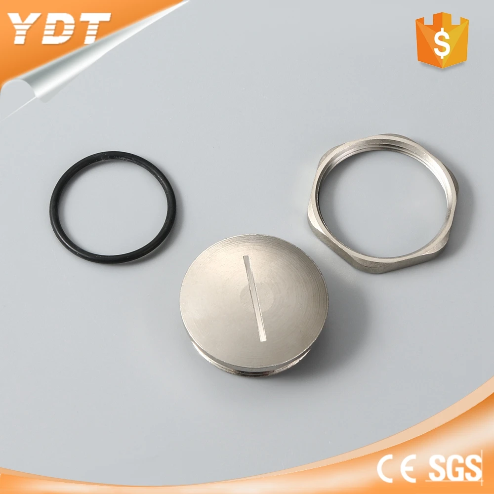 Brass Cable Plug Hexagon Screw Plug Cover Gland Blind Plugs Explosion Proof Nickel Plated Cable Glands Wiring Accessories