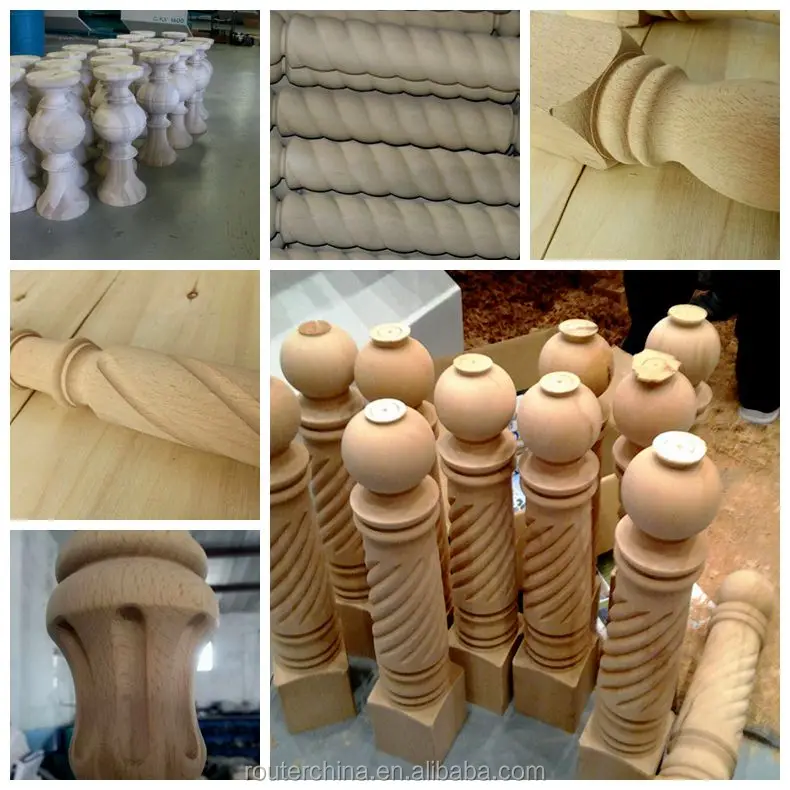 European Furniture Wood Chair Table Legs Making CNC Wood Lathe Machine Core  Components Include Motor and Engine