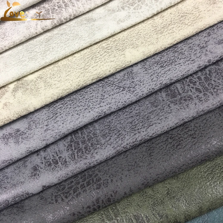 100% Polyester china pu micro suede upholstery fabric