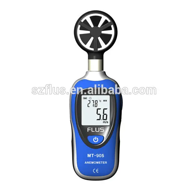 Бренд мини жк смарт скорость ветра датчик измерения метр спорт анемометр показатель температуры