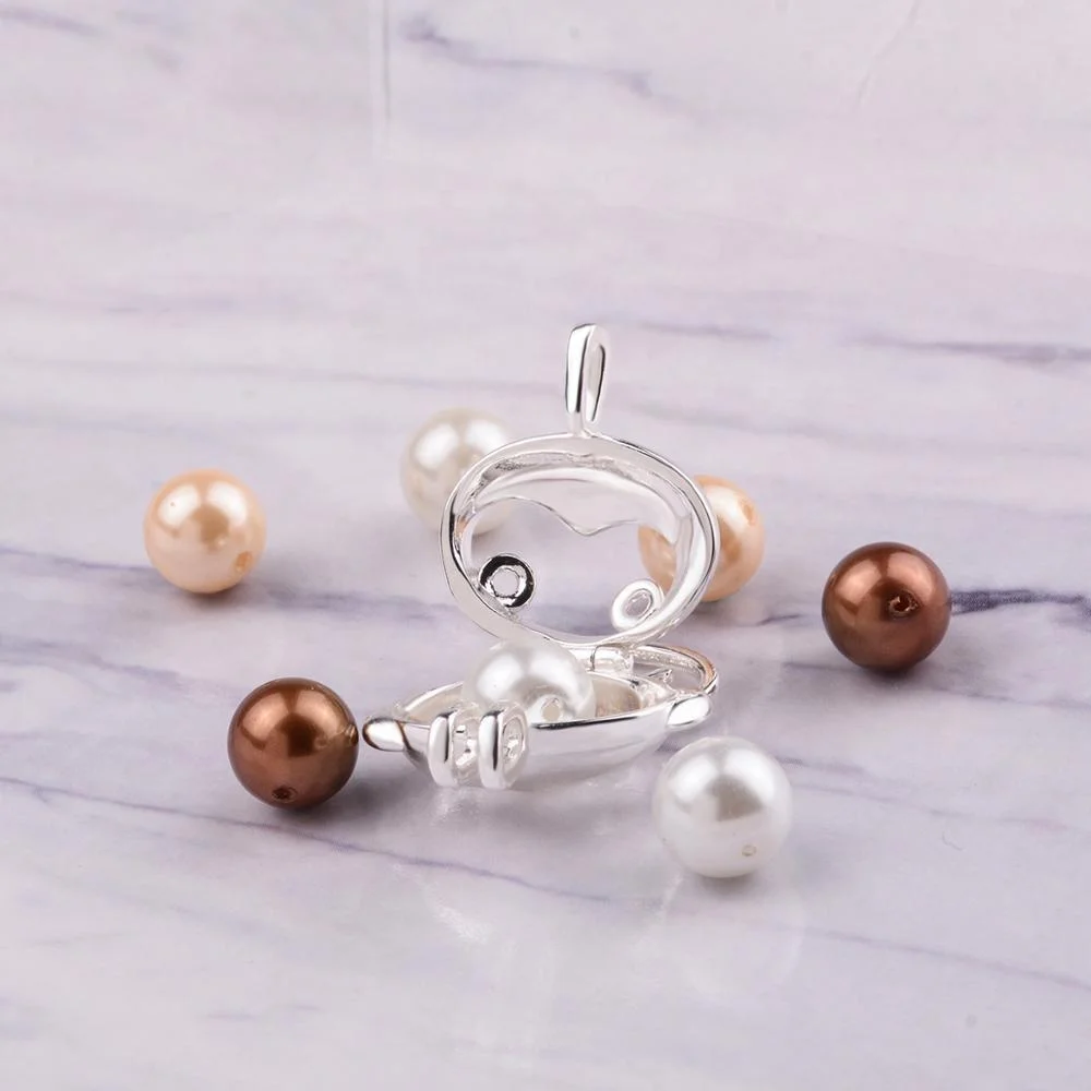 Merryshine New Animal Jewelry Monkey Design Necklace Pearl Cage Necklace  Wholesale for 8mm Pearl
