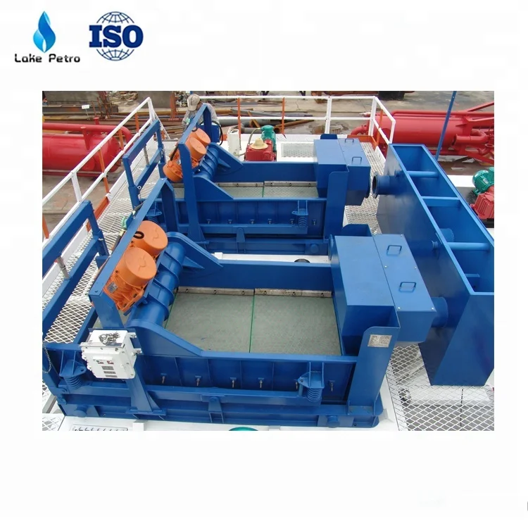 Первый этап твердого контрольного оборудования сланцевый шейкер с регулируемым