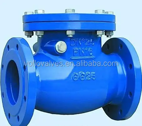 Cast Iron Double Flange Swing Check Valve Non Return Valve