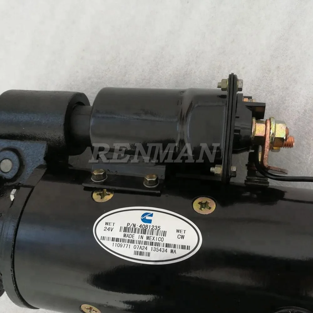 24V QSX ISX QSX15 ISX15 X15 Cummins Starting Motor 4081235 Engine Starter
