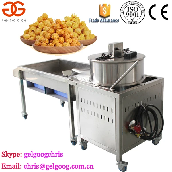 Commercial Gas Heating Flavored Popcorn Ball Making Machine