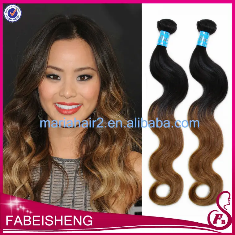 Ombre Hair Extension Weave 2014 Burgundy Highlights On Dark Brown Hair -  Buy Burgundy Highlights On Dark Brown Hair,Dark Blonde Hair Highlights,Weave  With Brown Highlights Product on 