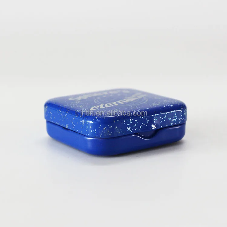 Wholesale Cheap Hinged Container Tin Condom Storage Box