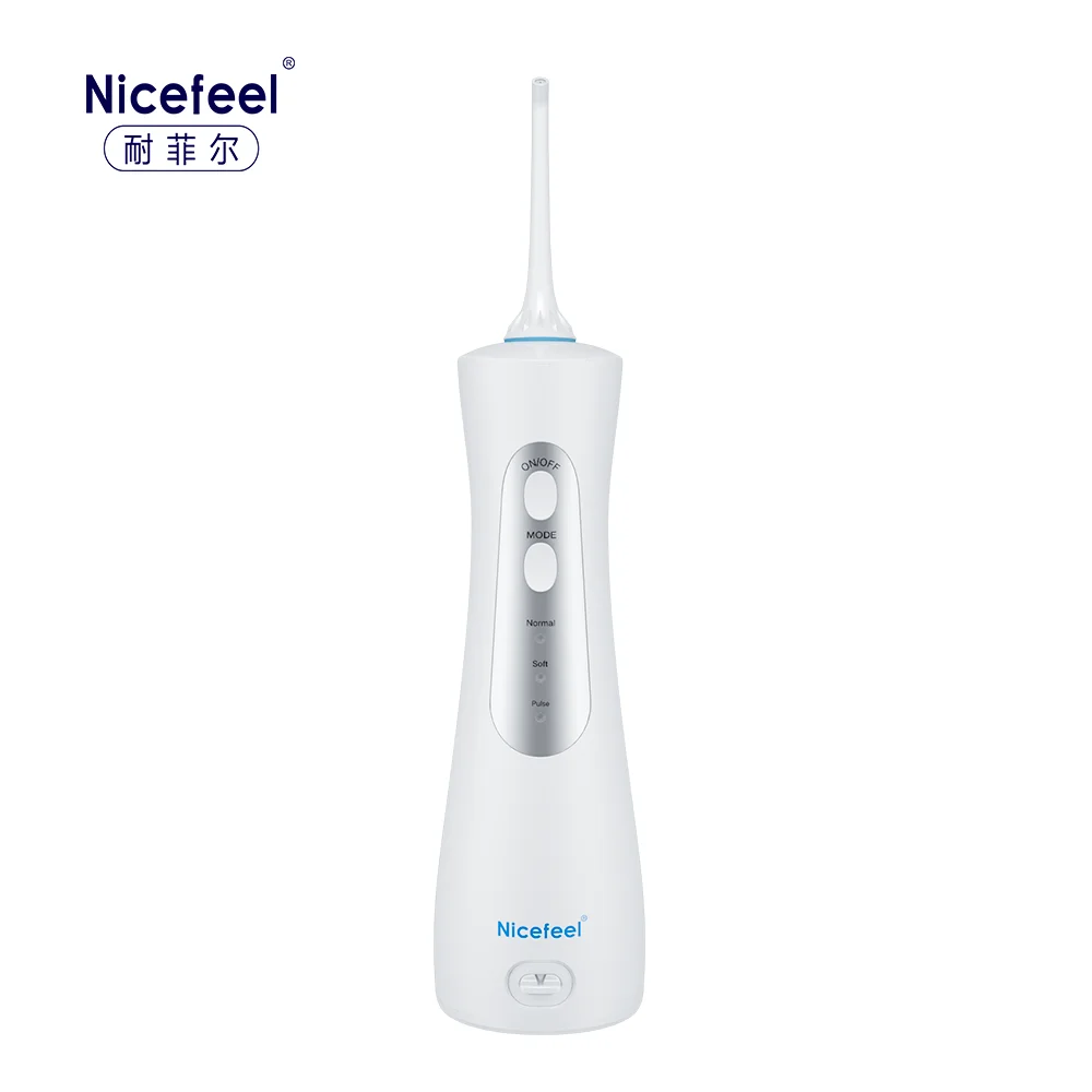 Nicefeel OEM портативный водный Флоссер FC156 3 режима работы 2 стандартных наконечника для путешествий для использования очиститель зубов