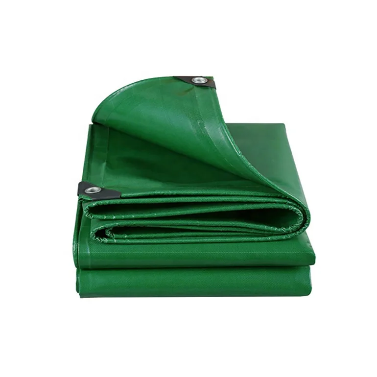 Outdoor Heavy Duty Solid Tarpaulin Tarp Waterproof Sun Resistant Cover Ground Camping Pvc