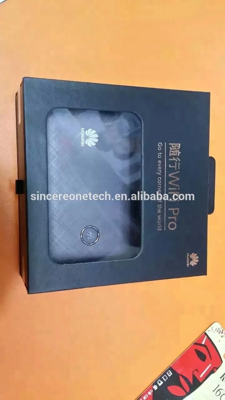 E5771 WiFi Plus 4G Pocket WiFi with 9600mah Power Bank Features Firewall VPN QoS Functions for SOHO Use