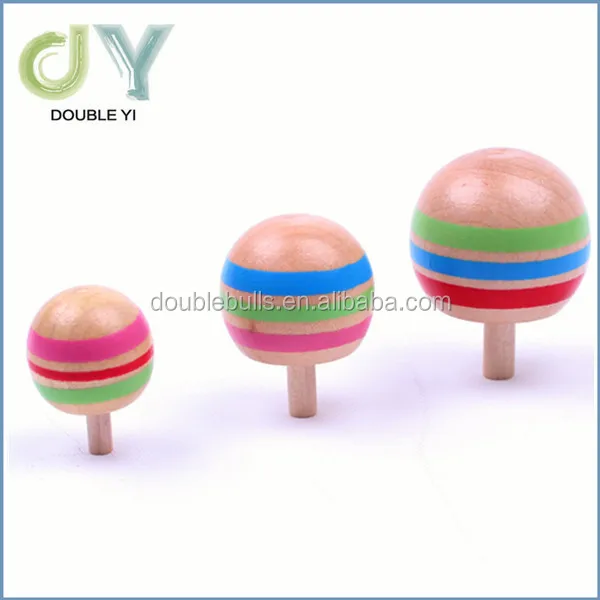 Высококачественные рекламные игрушки, деревянные спиннинговые Топы