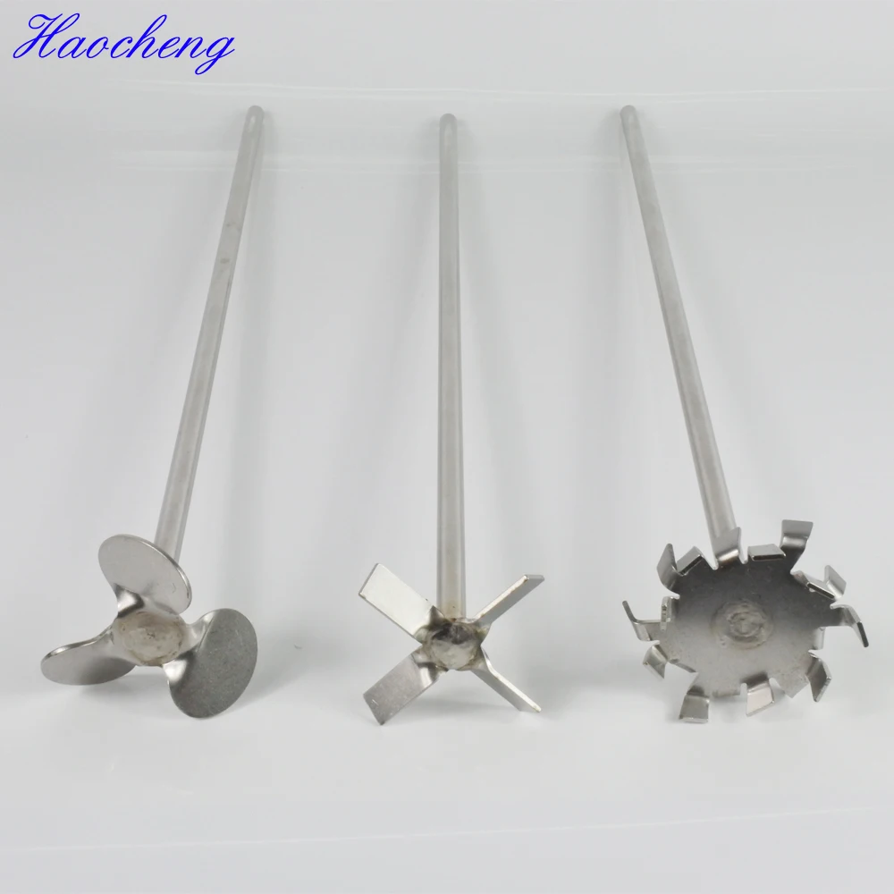 Overhead-Rührstab – 304 Edelstahl, 30° 3-Blatt, 4-12 Cm Durchmesser, 8 Mm Loch, Für Labor & Industrie