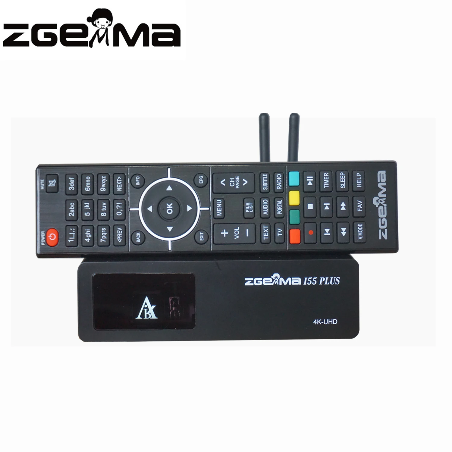 ZGEMMA I55 Plus  UHD 4K Enigma2 Linux OS IPTV Receiver with WiFi