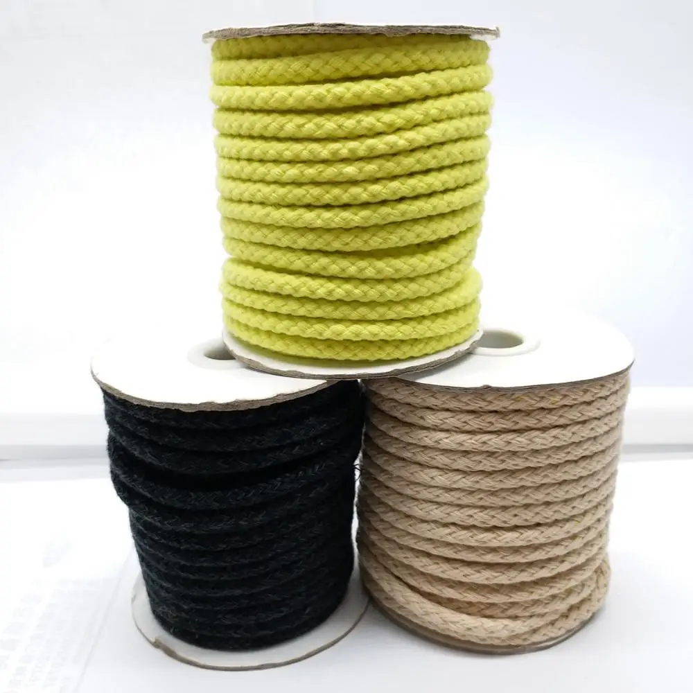 Custom Soft And Durable Wholesale 4mm Braided Cotton Rope 1 Inch For