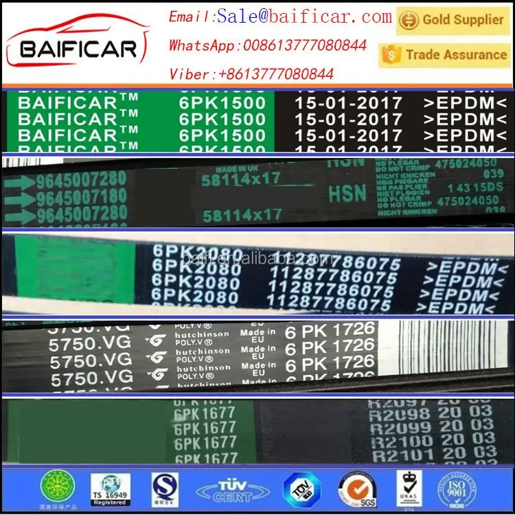 フォークリフト部品エンジンファンベルト25132-004100 4TNV94L Vベルト