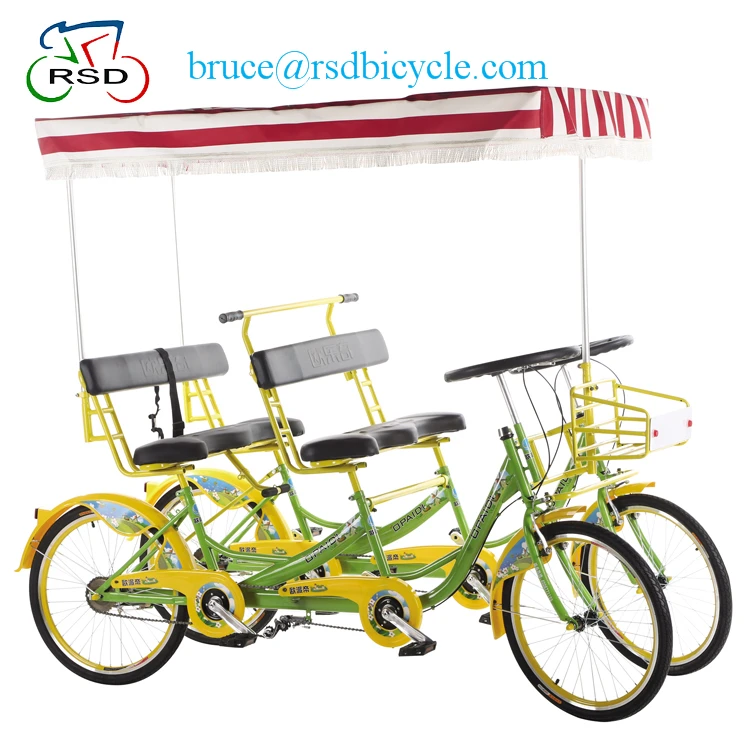 Seater Quadricycle Rongshengda Tandem Bike with CE