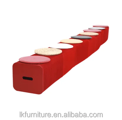 Складной складной стул гармошкой растягивающийся деревянный для