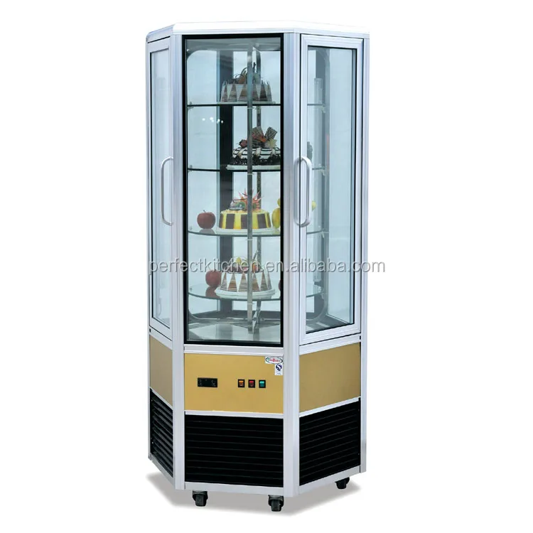 Rotating Cake Display Chiller Refrigerator /Cake Showcase