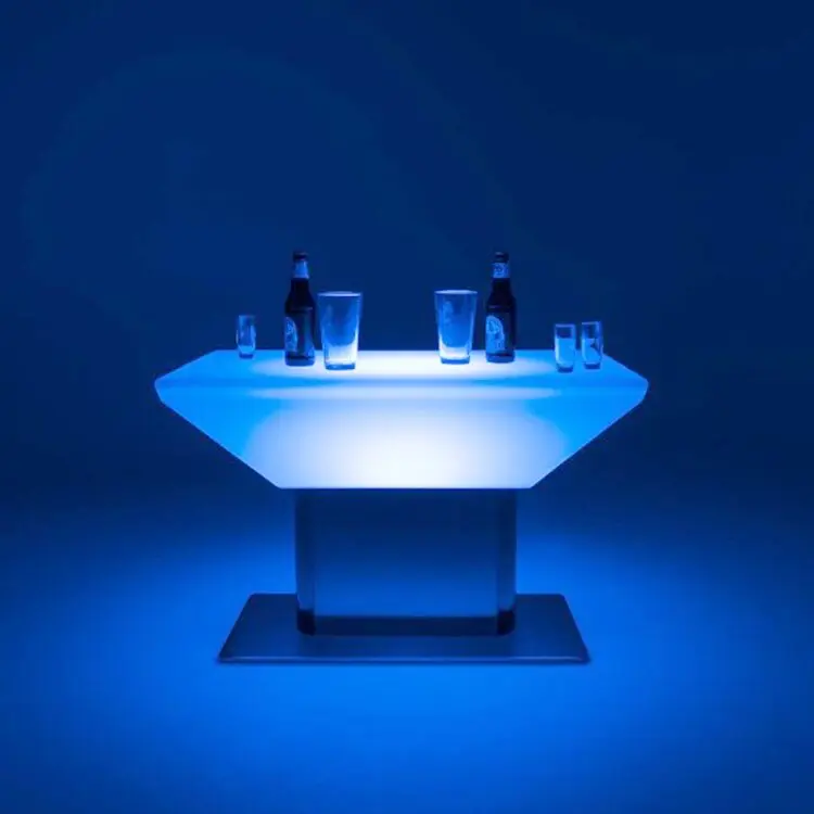 
 Горячая распродажа! Барный стол со светодиодной подсветкой, 16 цветов  