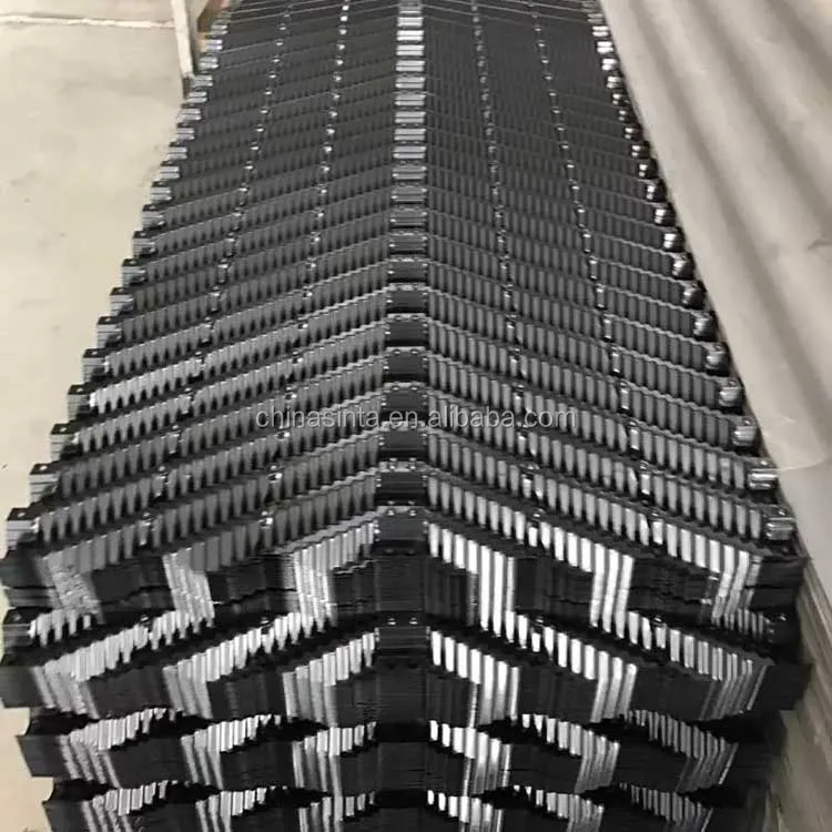 Water Filter PVC Cross Fluted Cooling Tower Fills