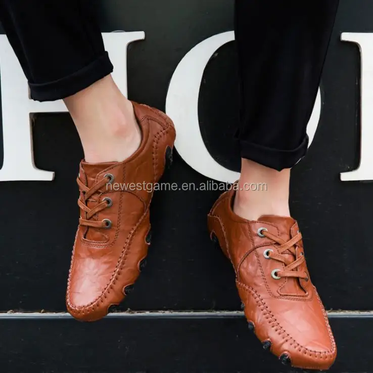 Sapatos Masculinos De Couro Genuíno,Calçados Para Dirigir,De  Couro,Lazer,Negócios,45 E 46 - Buy Sapatos De Condução,Homens Sapatos De  Couro De Lazer,Sapatos De Negócios Product on Alibaba.com