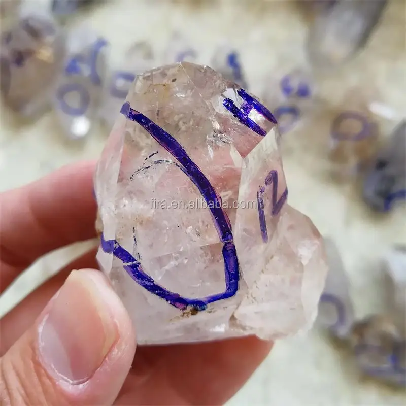 Оптовая продажа, натуральные движущиеся пузырьки воды, гидрокварцевый сырой кристаллический образец минералов