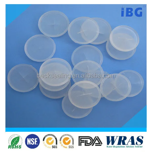 rondelle in gomma siliconica trasparente sottile materiale per uso  alimentare