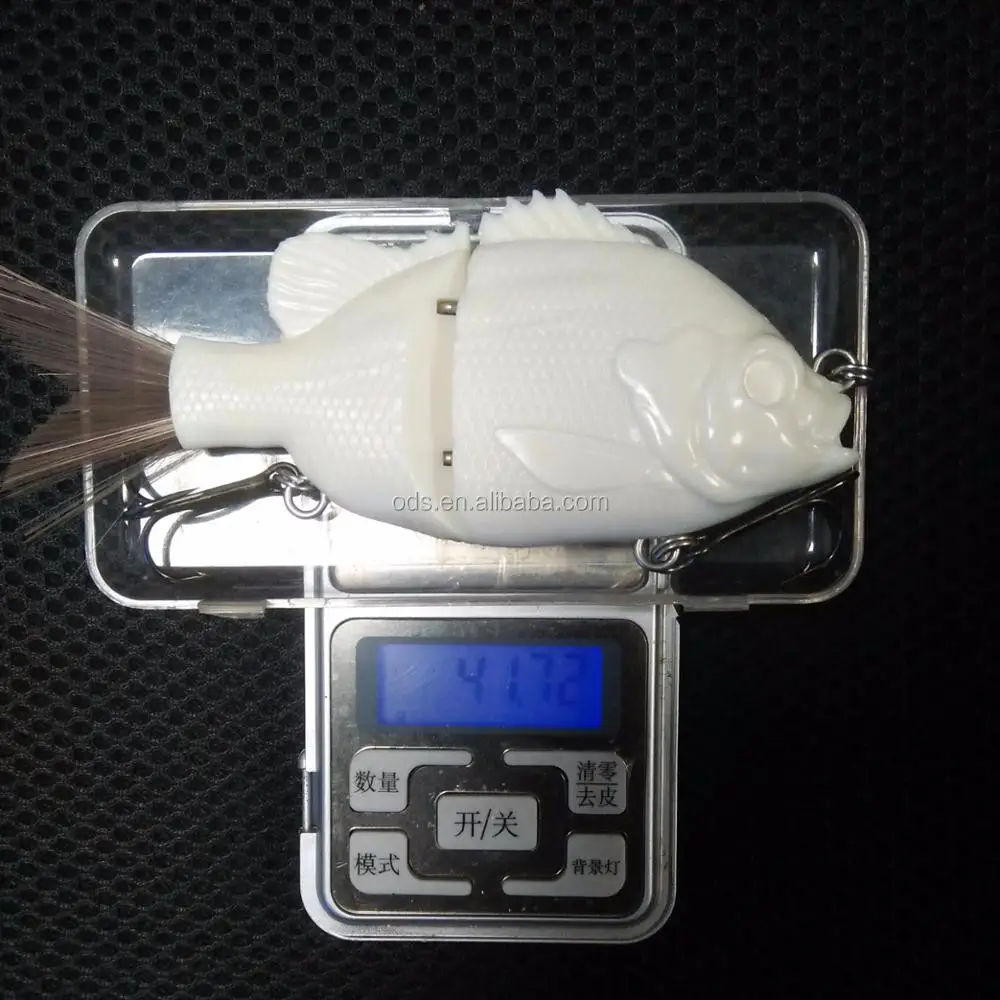 
Неокрашенный 2 сегмент Синежаберного Swimbait планер из АБС-пластика, твердая блесна органов пустой рыболовная приманка 