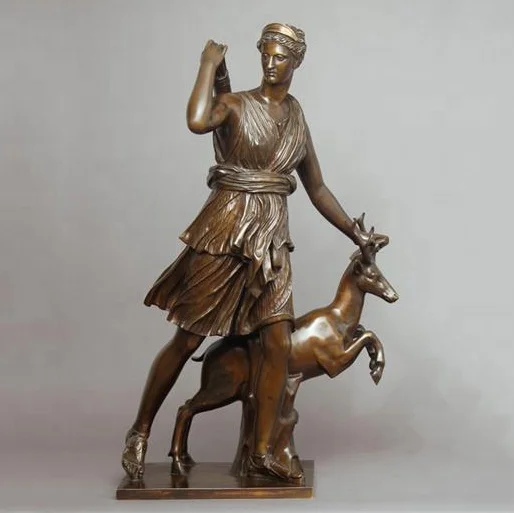 Famous Roman Goddess Statues Reproduction Bronze Diana Of Versailles Statue With Deer Buy Diana Heykeli Tanrica Heykeli Roma Tanricasi Heykeli Product On Alibaba Com