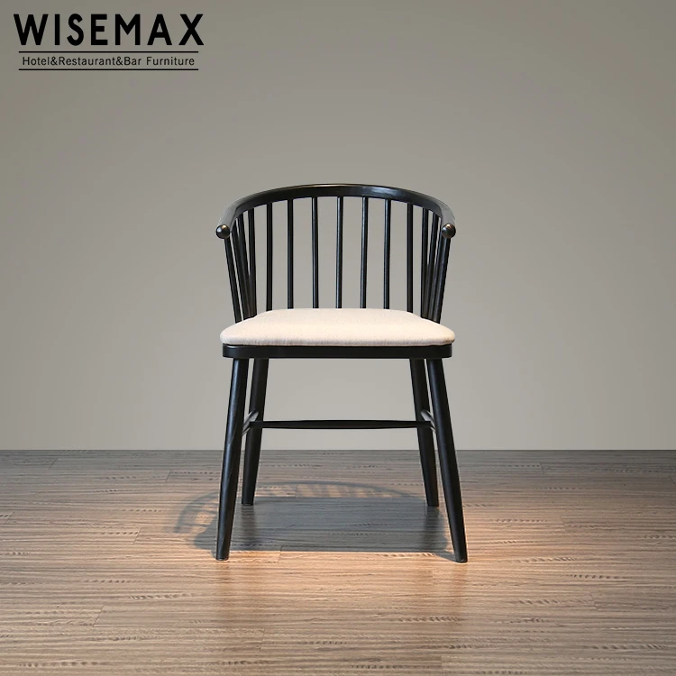 WISEMAXヴィンテージコテージロードスピンドルバックウッドダイニング