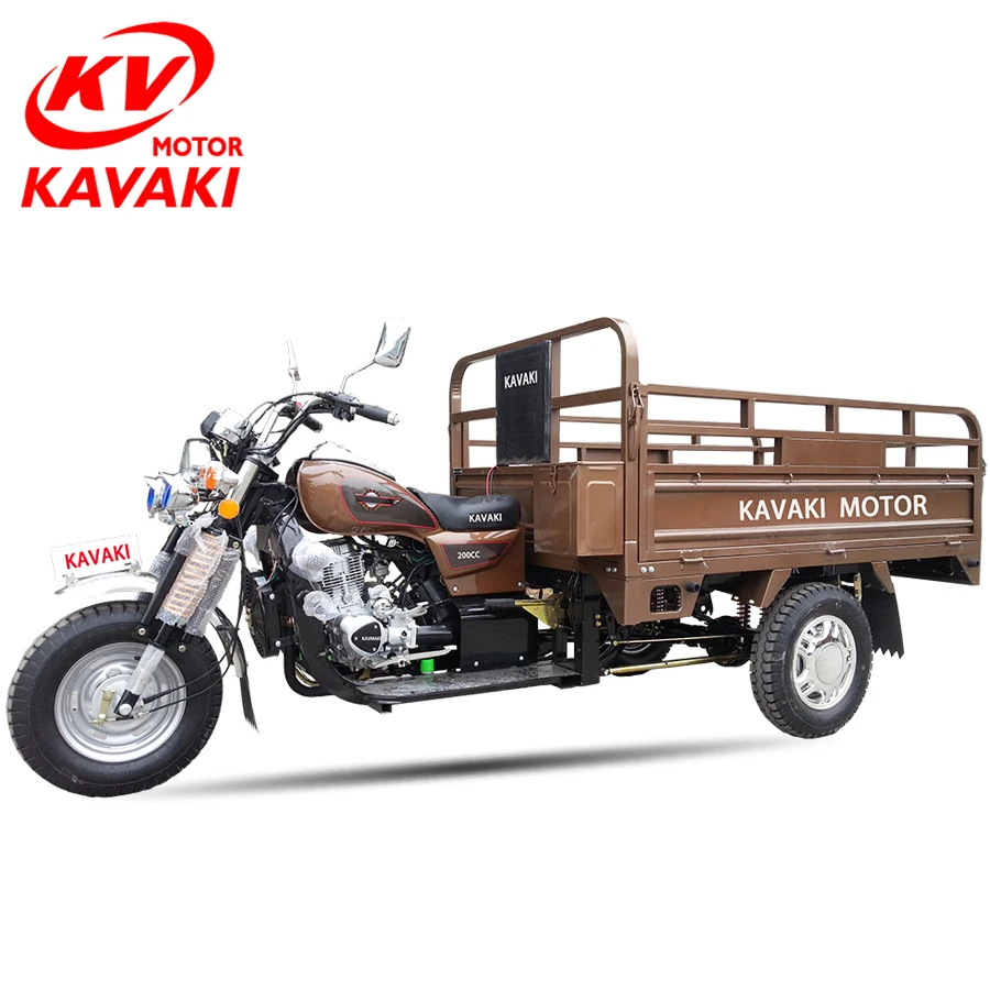 KAVAKI Motor 150CC 200CC Gasoline Motorcycles Three Wheel Cargo Tricycle