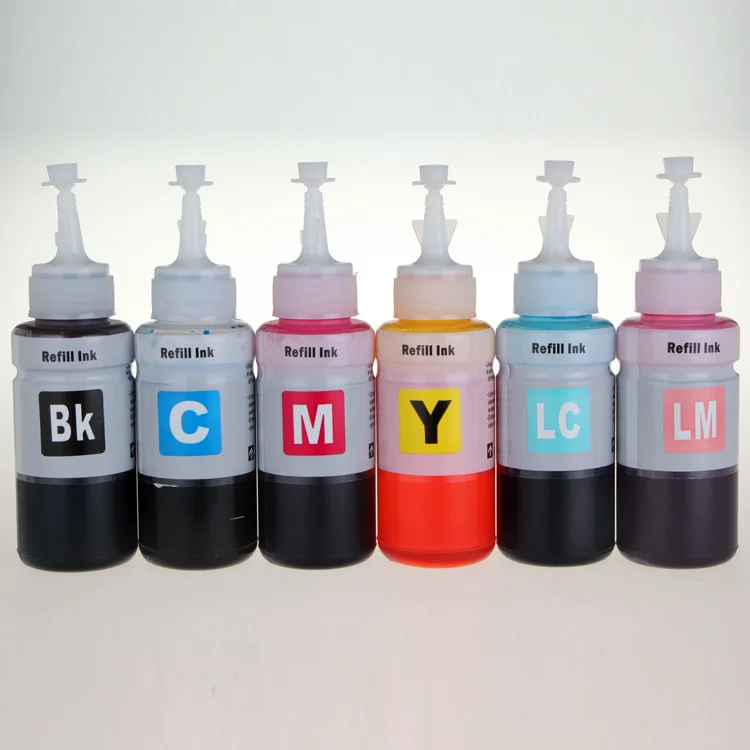 Tinta De Tinte A Base De Agua Para Impresora Epson Stylus Photo L801 L800  L805 L850 L1800 - Buy Tinta De Tinte Basado En Agua,Tinta De Tinte Para  Epson,Tinta De Tinte Uv