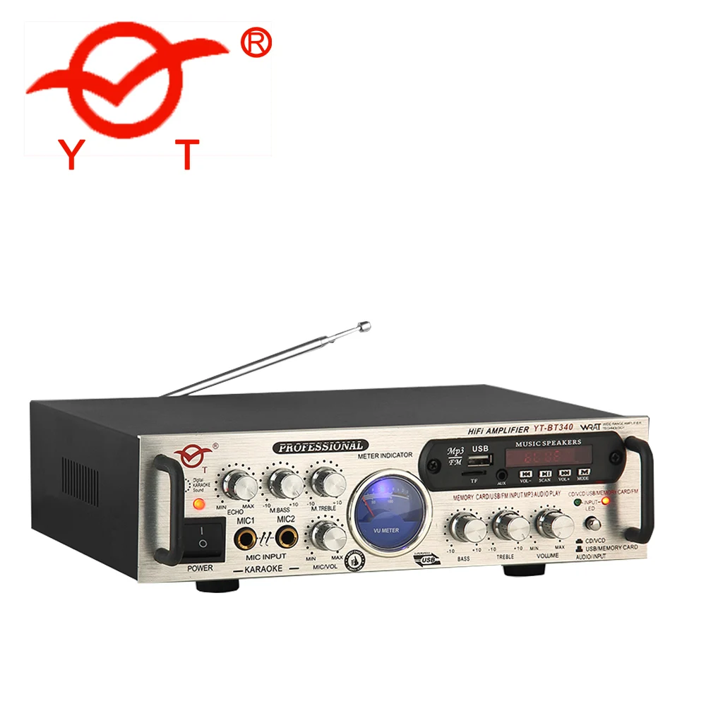 Source 12v w迷你高保真立体声数字放大器amp Cd Mp3 Ipod摩托车yt Bt340支持fm Tf Usb On M Alibaba Com