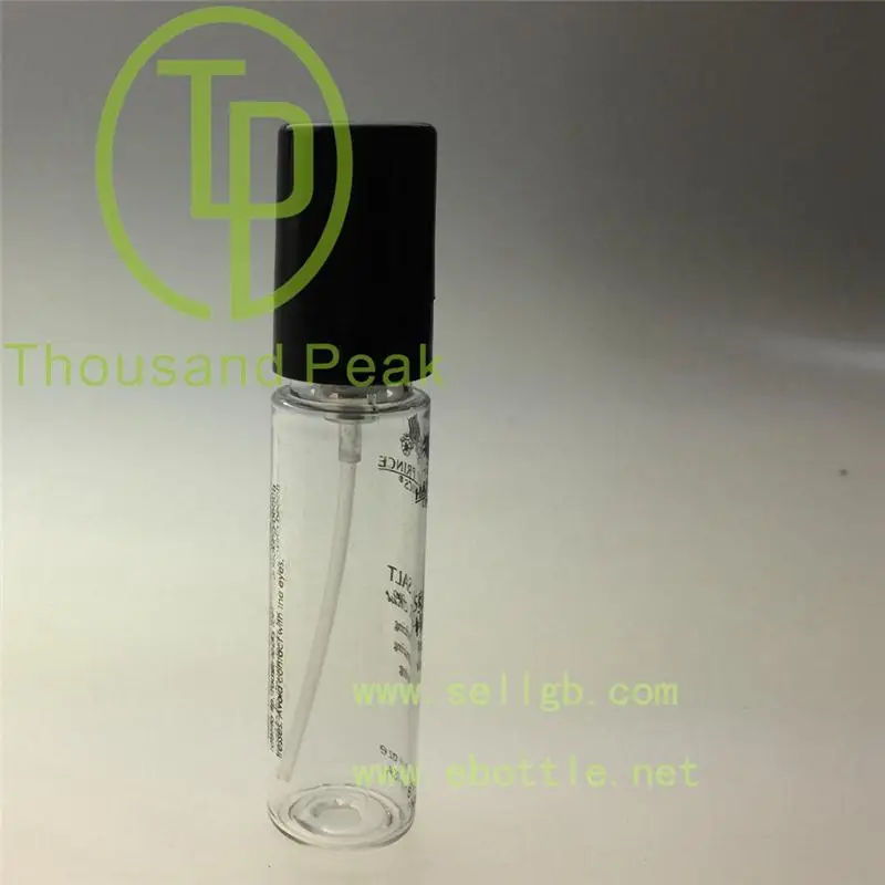 8毫升 pet 香水喷雾瓶,迷你塑料香水样品瓶,塑料品牌样品香水测试瓶