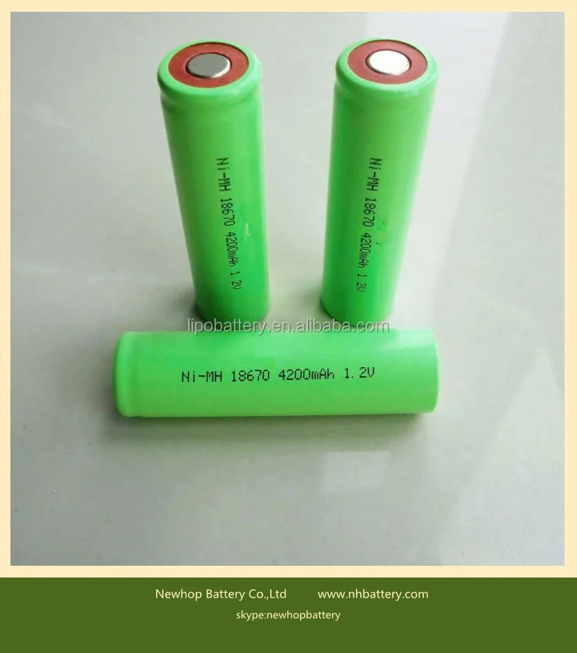 Shenzhen Supply 18650 Nimh Battery - 1.2v 3200mah/3700mah