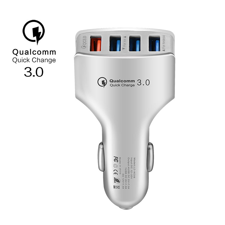 SIPU Быстрая зарядка 4 usb порт qc 3,0 Автомобильное зарядное устройство