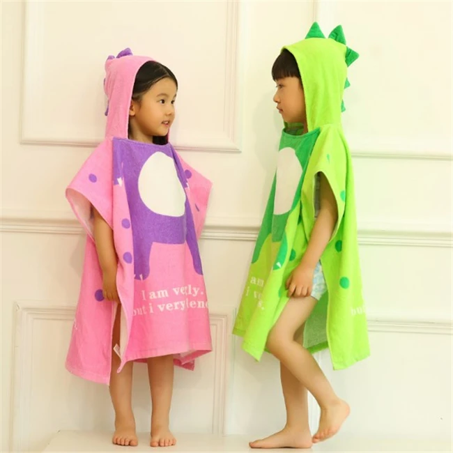Nice Children Poncho Baby Beach Towel with hood