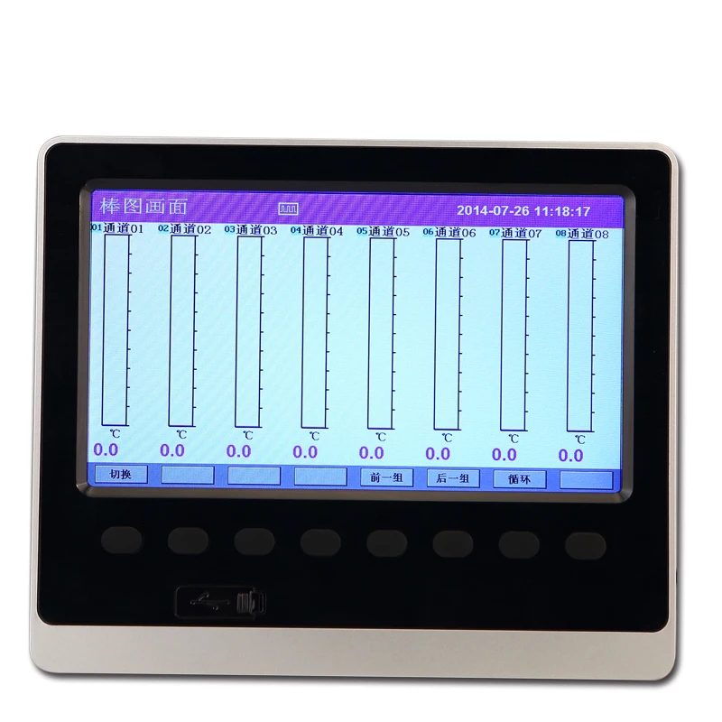 12-Channel Plastic Data Logger for Temperature Instruments OEM & ODM Customization Supported