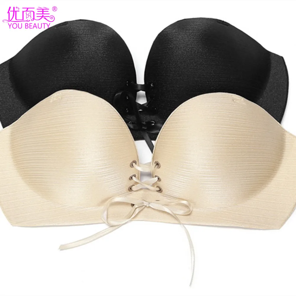 Sexy 4D Inflatable Push-Up Bra for Wedding Dress - Invisible Tube Top ...
