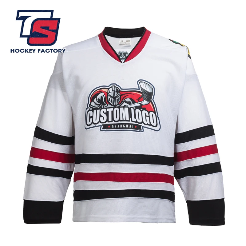 Custom Hockey Jerseys with A Goalie Mask Embroidered Twill Logo Adult Goalie Cut / (name and Sleeve Numbers) / Black
