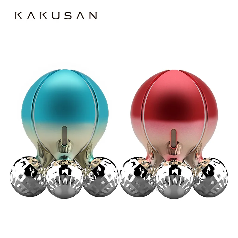 3D Face Roller Body Massager Facial Muscle Stimulator with Rotating Ball Relax and Tone Spin Massage Product