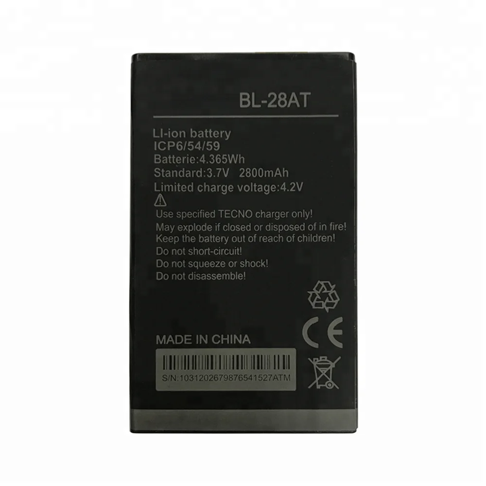 3 7v 2800mah Bl 28at Battery For Tecno Bl28at Bl 28at Battery Buy New Style Battery For Tecno Bl 28at 2800mah For Tecno Bl 28at Wholesale Battery Suppliers For Tecno Bl 28at Cell Phone Battery Product On Alibaba Com